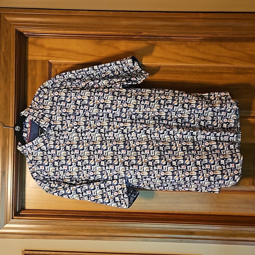 Bugatchi Short Sleeved Button Down XXL